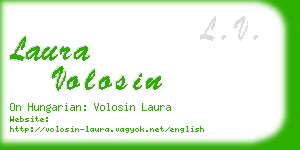 laura volosin business card